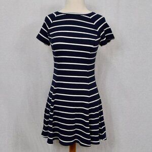 BDG navy & white stripe little dress